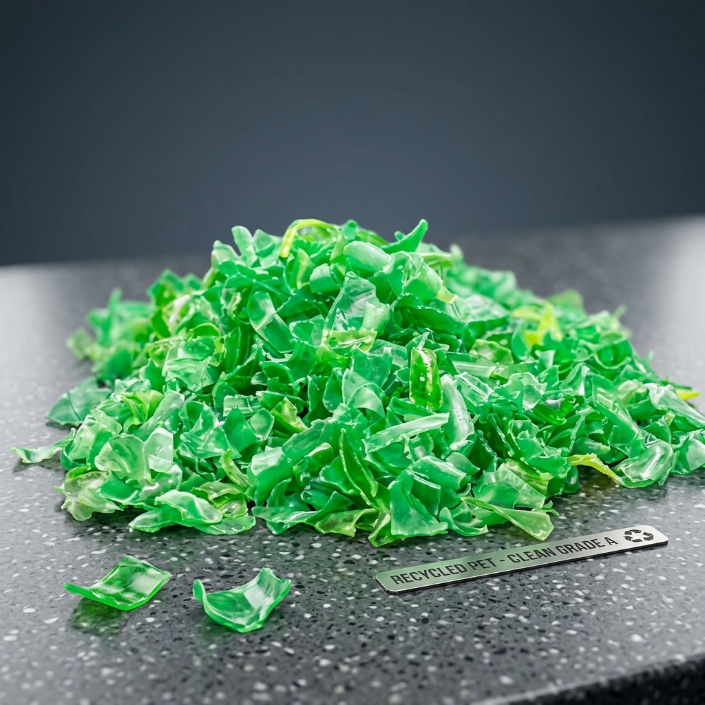 Green PET Flakes